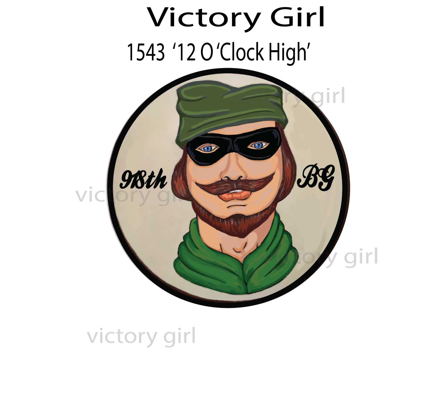 12 O'clock High Vinyl Decal Sticker