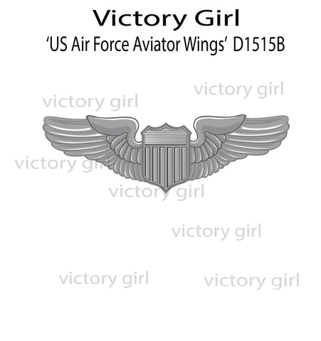 US Air Force Aviator Wings Vinyl Decal Sticker