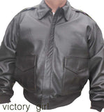 VG Goatskin Leather A-2 Flight Jacket